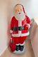 Vintage 5ft Santa Claus General Foam Plastic Blow Mold Light Up Yard Lights Up