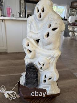 Vintage 70s-80s 18 Ghost Blow Mold Foam Halloween Decoration Vintage 70s-80s 18 Ghost Blow Mold Foam Halloween Decoration