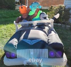Vintage Airblown Animated Inflatable Halloween Bouncing Low Rider Car withMonsters Vintage Airblown Animated Inflatable Halloween Bouncing Low Rider Car withMonsters