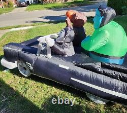 Vintage Airblown Animated Inflatable Halloween Bouncing Low Rider Car withMonsters Vintage Airblown Animated Inflatable Halloween Bouncing Low Rider Car withMonsters