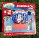 Vintage Airblown Inflatable Gemmy Rotating Christmas Globe 6 Ft Tall See Pics