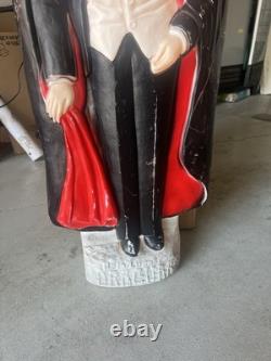 Vintage BELA LUGOSI DRACULA 42 Blow Mold Don Featherstone 1998 light Up