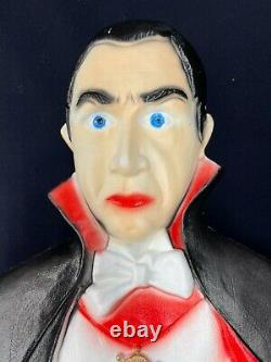 Vintage Bela Lugosi Dracula Blow Mold Halloween Don Featherstone Union Products