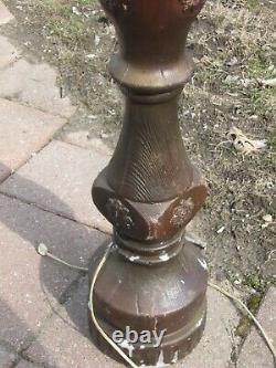 Vintage. Blow Mold Candles Candlestick 37 1/2 Tall