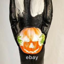 Vintage Blow Mold Don Featherstone 36 Witch with Pumpkin 1994 Union Products