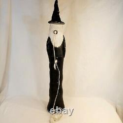 Vintage Blow Mold Don Featherstone 36 Witch with Pumpkin 1994 Union Products