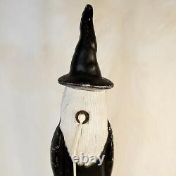 Vintage Blow Mold Don Featherstone 36 Witch with Pumpkin 1994 Union Products