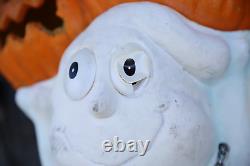 Vintage Blow Mold Halloween Ghost Pumpkins Lighted yard decoration scary