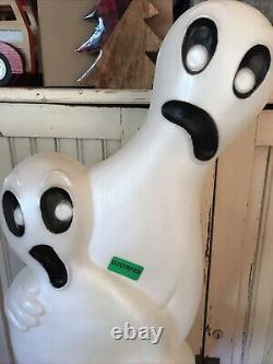 Vintage Blow Mold Halloween Ghost on Tombstone New Old Stock Union Featherstone