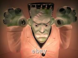 Vintage Blow Mold Large Frankenstein Monster Halloween Lighted Yard Decor