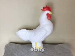 Vintage Blow Mold Rooster Union Products Unused