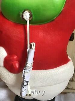 Vintage Blow Mold Santa Bear Don Featherstone Signed Union ProductsNew Old Stock