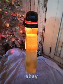 Vintage Christmas Blow Mold Gingerbread Snowman Featherstone Union New Old Stock Vintage Christmas Blow Mold Gingerbread Snowman Featherstone Union New Old Stock