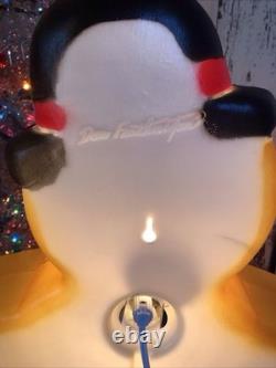 Vintage Christmas Blow Mold Gingerbread Snowman Featherstone Union New Old Stock Vintage Christmas Blow Mold Gingerbread Snowman Featherstone Union New Old Stock