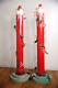 Vintage Christmas Candles Light Up Outdoor Yard Display Wood Base 34 Inch