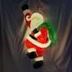 Vintage Christmas Grand Venture Climbing Wall Santa Blow Mold 1999 38 Works