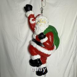 Vintage Christmas Grand Venture Climbing Wall Santa Blow Mold 1999 38 Works