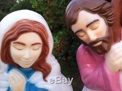 Vintage Christmas Nativity Blow mold, Large size Free shipping