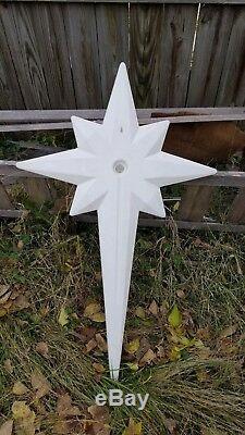 Vintage Christmas Nativity Scene North Star Bethlehem Blow Mold Union Product