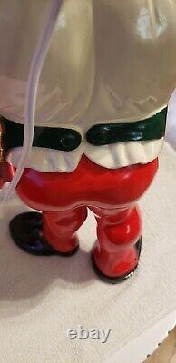 Vintage Christmas Union Products Blow Mold Elf 50's 60's Head Lights Up 22