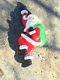 Vintage Climbing Santa 37 Inches Blow Mold Holiday Christmas Yard Decor