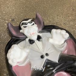 Vintage Count Dracula 36 Halloween Vampire Blow Mold General Foam Plastics USA
