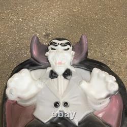 Vintage Count Dracula 36 Halloween Vampire Blow Mold General Foam Plastics USA
