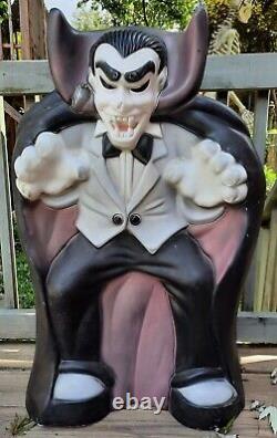 Vintage Count Dracula 36 Halloween Vampire Blow Mold Outdoor Decor