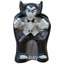 Vintage Count Dracula Vampire Halloween Lighted Blow Mold 36 Empire with Cord