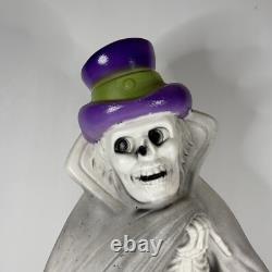 Vintage Don Featherstone Blow Mold Halloween Skeleton Cape Top Hat 33 Inch Vintage Don Featherstone Blow Mold Halloween Skeleton Cape Top Hat 33 Inch