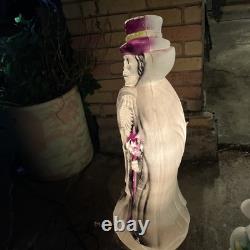 Vintage Don Featherstone Blow Mold Halloween Skeleton Cape Top Hat 33 Inch RARE Vintage Don Featherstone Blow Mold Halloween Skeleton Cape Top Hat 33 Inch RARE