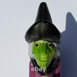 Vintage Don Featherstone Flying Witch on Broom Halloween Blow Mold 1992