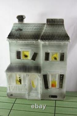 Vintage Don Featherstone Lighted Haunted House Blow Mold