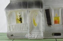 Vintage Don Featherstone Lighted Haunted House Blow Mold