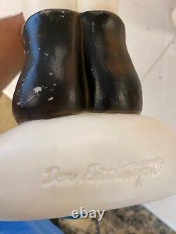 Vintage Don Featherstone Thanksgiving Pilgrim Couple Blow Molds WithOrig Cords