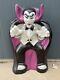 Vintage Dracula 36 Halloween Blow Mold Light General Foam Purple Black