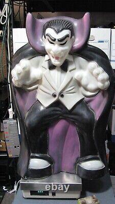 Vintage EMPIRE Count Dracula 36 Halloween Lighted Blow Mold Outdoor Decor #S7