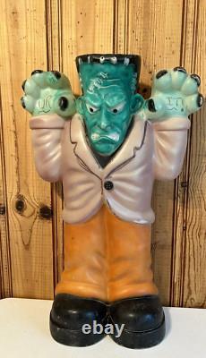 Vintage EMPIRE Frankenstein Monster Halloween Blow Mold 35 Lighted no light Vintage EMPIRE Frankenstein Monster Halloween Blow Mold 35 Lighted no light