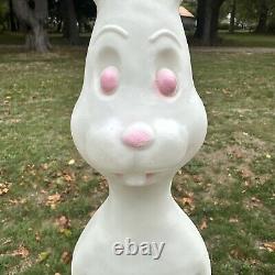 Vintage Easter Bunny blow mold by Union Products Inc Don Featherstone Lot Of 2