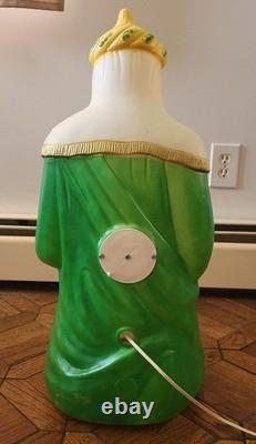 Vintage Empire 3 Wise Men Blow Mold Nativity Set 1980s Lights Work with Box USA