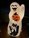Vintage Empire 34 Halloween Blow Mold Ghost Jack-o-lantern Pumpkin & Black Cat