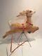 Vintage Empire 36 Giant Reindeer For Santa Sleigh Blow Mold Used
