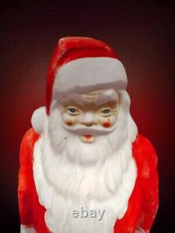 Vintage Empire 46 Santa with Toy Bag Blow Mold Christmas