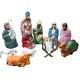 Vintage Empire Blow Mold 10 Pc Christmas Nativity Set Up To 36in Works Flaws