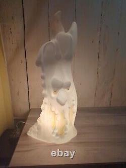 Vintage Empire Blow Mold Halloween 2 Sided Melting Ghost Candle 36
