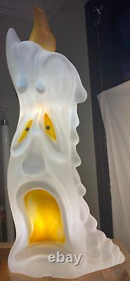 Vintage Empire Blow Mold Lighted Halloween Melting Candle Ghost 36 Double Sided