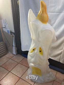 Vintage Empire Blow Mold Lighted Halloween Melting Candle Ghost 36 Double Sided