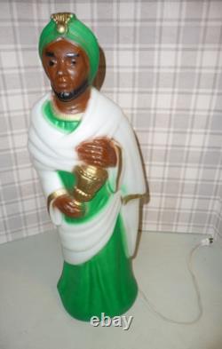 Vintage Empire Blow Mold Nativity Set 10pc Tallest is 23 Jesus Mary Joseph Wise Vintage Empire Blow Mold Nativity Set 10pc Tallest is 23 Jesus Mary Joseph Wise