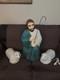 Vintage Empire Blow Mold Over 18 Shepherd & Staff With 2 Lambs Nativity Set