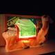 Vintage Empire Camel Blow Mold Lighted Nativity With Box Great Condition Usa